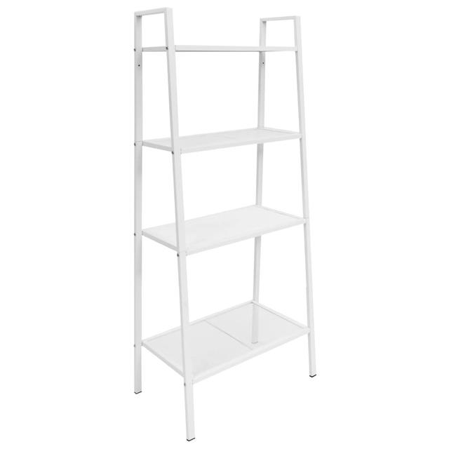 Deann Ladder Bookcase Bloomsbury Market Colour: White on Productcaster.