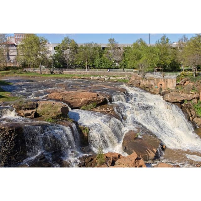 Greenville Falls, South Carolina by Awakenedeye - Wrapped Canvas Photograph Alpen Home Size: 81cm H x 122cm W on Productcaster.