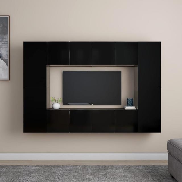 Ayaa Floating Entertainment Center for TVs up to 88" Ebern Designs Colour: Black on Productcaster.