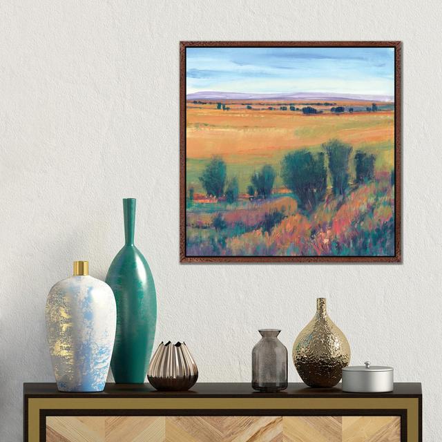 Hilltop View II by Tim OToole - Gallery-Wrapped Canvas Giclée on Canvas Lark Manor Format: Classic Wood Framed, Size: 45.72cm H x 45.72cm W on Productcaster.