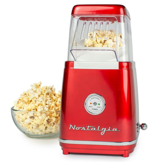 Nostalgia Retro Hot Air Popcorn Popper Nostalgia Colour: Red on Productcaster.