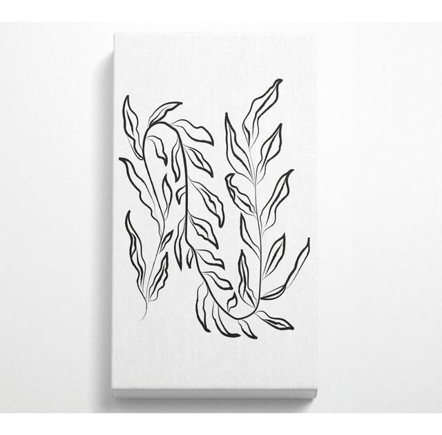 Dainty Leaves - Print Rosalind Wheeler Size: 81.3cm H x 40.6cm W on Productcaster.