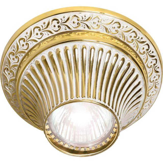 Franke 13Cm LED Flush Mount Mercer41 Fixture Finish: White Patina Gold on Productcaster.