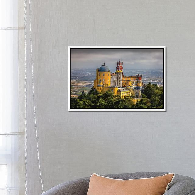 Portugal Park And National Palace Of Pena In The Clouds III by Alex G Perez - Gallery-Wrapped Canvas Giclée on Canvas Latitude Run Format: White Frame on Productcaster.