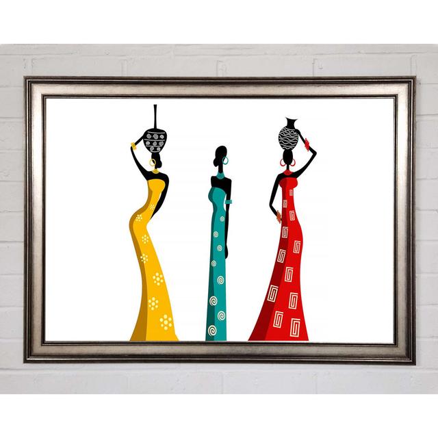 African Women - Single Picture Frame Art Prints Rosalind Wheeler Size: 59.7cm H x 84.1cm W x 1.5cm D on Productcaster.