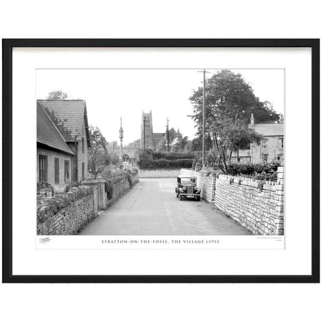 'Stratton on the Fosse, the Village C1955' - Picture Frame Photograph Print on Paper The Francis Frith Collection Size: 28cm H x 36cm W x 2.3cm D on Productcaster.