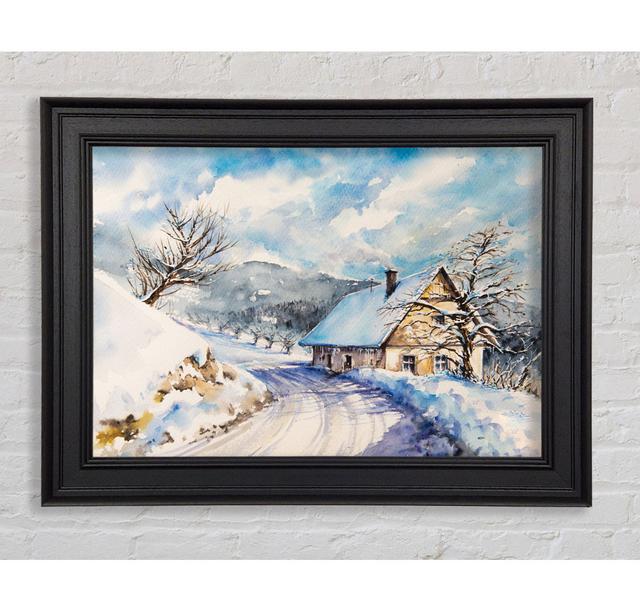 The Winter Retreat Framed Print Rosalind Wheeler Size: 29.7cm H x 42cm W x 8cm D on Productcaster.