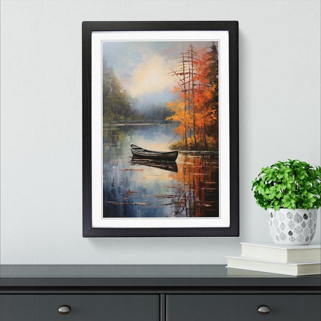 XYZ-FRM-V1223-2144 Print Breakwater Bay Format: Black Framed, Size: 46cm H x 34cm W x 2cm D on Productcaster.