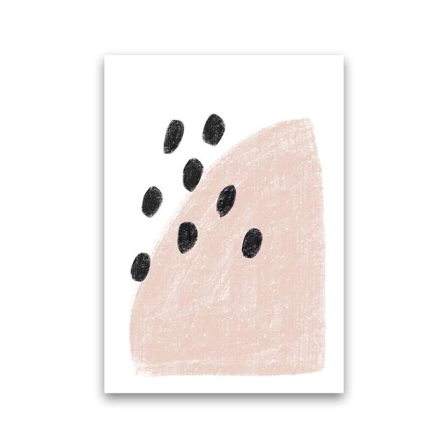 Dalia Chalk Pink Polka by Pixy Paper - Graphic Art George Oliver Format: Unframed, Size: 59.4cm H x 42cm W x 1cm D on Productcaster.