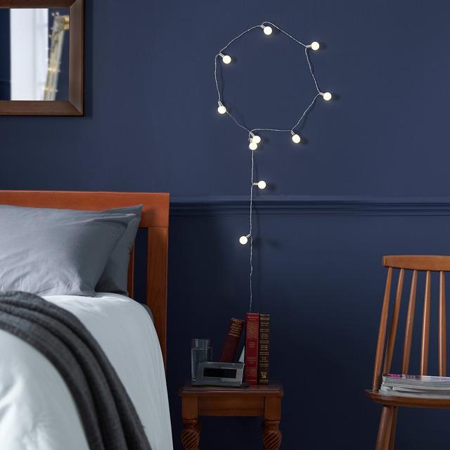 10 Warm White LED String Lights The Seasonal Aisle on Productcaster.