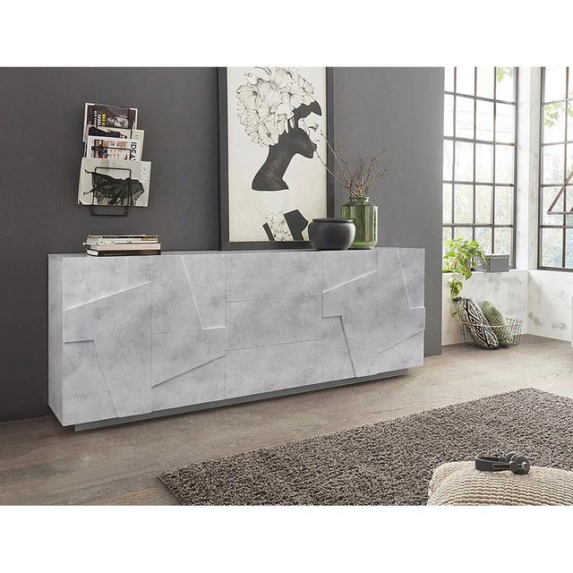 Sideboard Longford 224 cm Wade Logan Farbe: Grau on Productcaster.