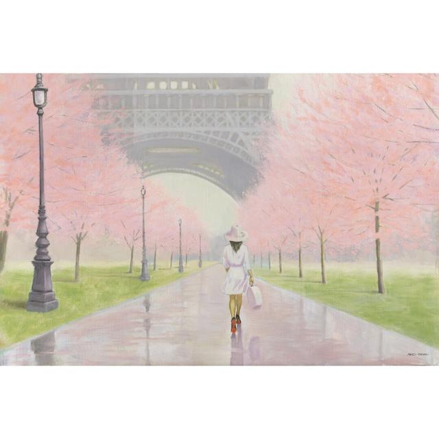 Printemps A Paris I Crop by Marco Fabiano - Wrapped Canvas Painting Rosalind Wheeler Size: 51cm H x 76cm W on Productcaster.