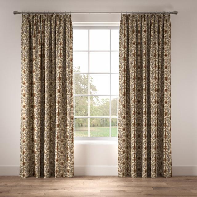 Made to Order - Nouveau Heron Pencil Pleat Blackout Curtains The Chateau By Angel Strawbridge Colour: Cream, Panel Size: Width 317 x Drop 274 cm on Productcaster.