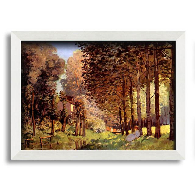 Sisley Rest at the River Bank - Single Picture Frame Art Prints Union Rustic Size: 29.7cm H x 42cm W on Productcaster.