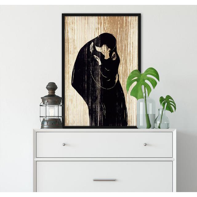 Gerahmtes Poster Edvard Munch ClassicLiving Größe: 38 cm H x 30 cm B x 2,5 cm T on Productcaster.