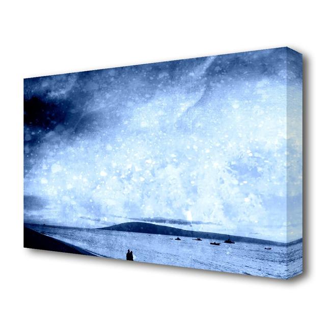 'Beach Sky' Graphic Art Print on Canvas East Urban Home Size: 66 cm H x 101.6 cm W on Productcaster.