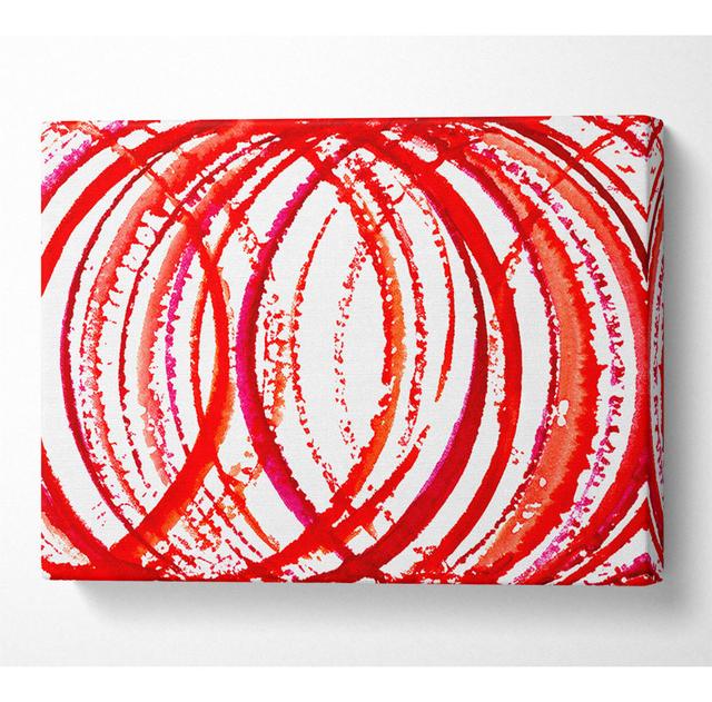 Red Time Tunnel - Print Metro Lane Size: 50.8cm H x 81.3cm W x 10cm D on Productcaster.