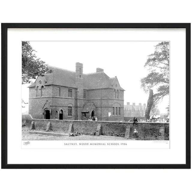 'Saltney, Wood Memorial School 1906' by Francis Frith - Picture Frame Photograph Print on Paper The Francis Frith Collection Size: 45cm H x 60cm W x 2 on Productcaster.