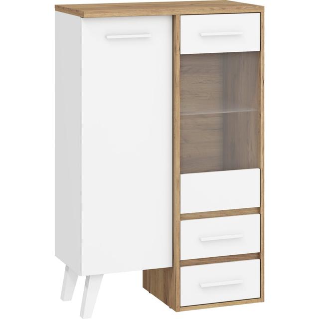 Prine 2 -Door 2 -Drawer Storage Cabinet 17 Stories Colour: Gold on Productcaster.