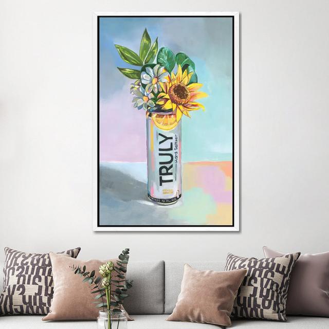 Seltzer Still Life 2 by Heather Perry - Painting on Canvas 17 Stories Format: White Framed, Size: 152.4cm H x 101.6cm W x 3.81cm D on Productcaster.