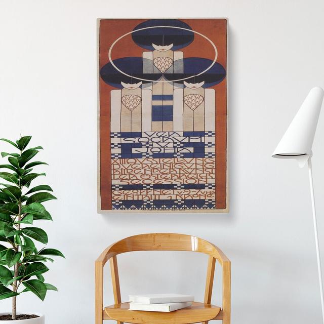 Secession by Koloman Moser - Wrapped Canvas Graphic Art East Urban Home Size: 60cm H x 40cm W x 3cm D on Productcaster.