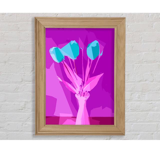 Pop Art Tulips - Print Bright Star Size: 42cm H x 21cm W x 8cm D on Productcaster.