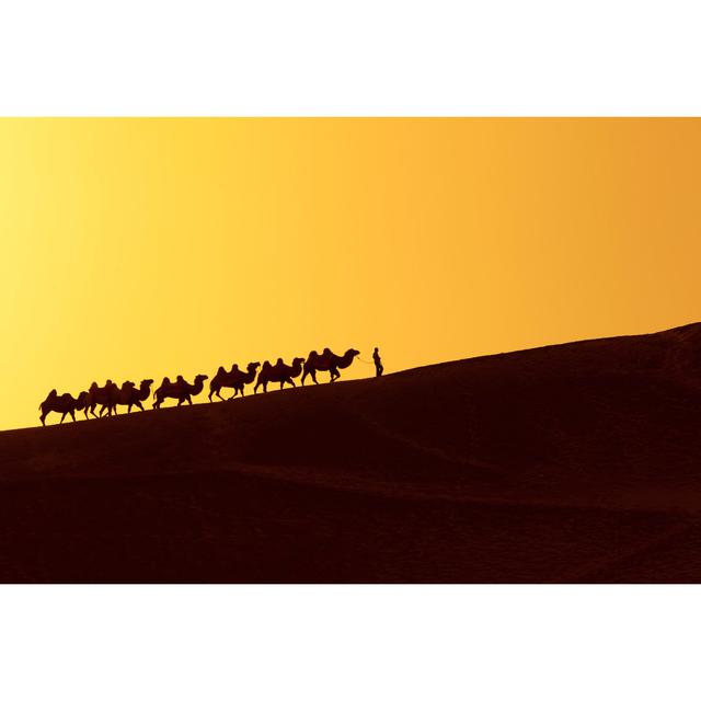 Silk Road - Wrapped Canvas Photograph Natur Pur Size: 20cm H x 30cm W x 3.8cm D on Productcaster.