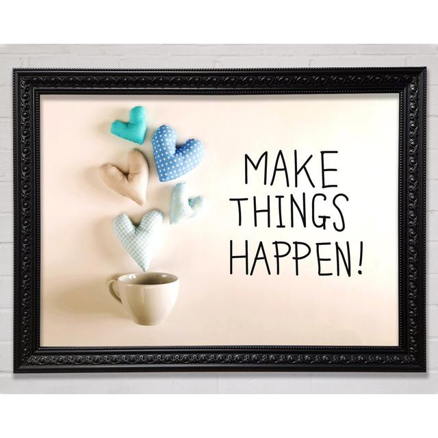 Make Things Happen 3 - Print Bright Star Size: 84.1cm H x 118.9cm W x 3cm D on Productcaster.