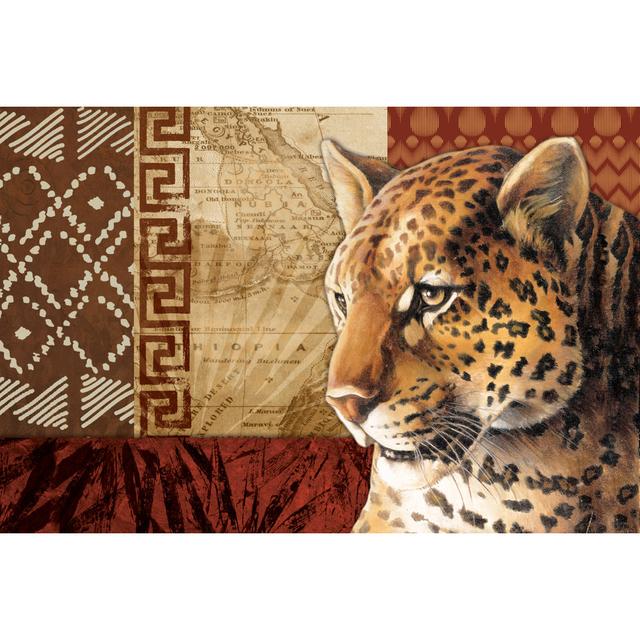 Ethnic Pattern Cheetah - Wrapped Canvas Art Prints Latitude Vive Size: 20cm H x 30cm W x 3.8cm D on Productcaster.