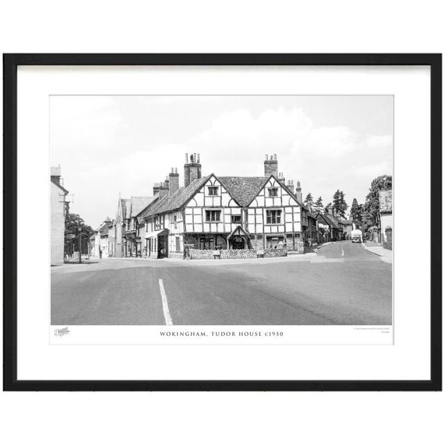 'Wokingham, Tudor House C1950' by Francis Frith - Picture Frame Photograph Print on Paper The Francis Frith Collection Size: 45cm H x 60cm W x 2.3cm D on Productcaster.