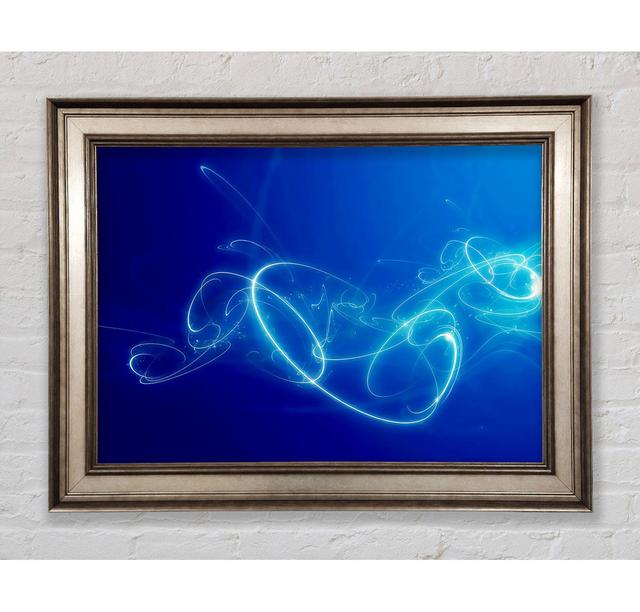 Light Fantastic Framed Print Ivy Bronx Size: 21cm H x 42cm W x 8cm D, Fomat: Antique Silver Framed Paper on Productcaster.