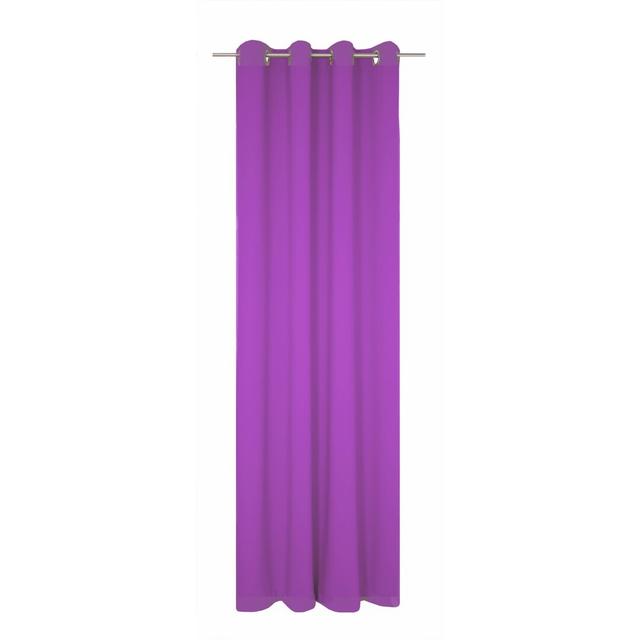 Torquay Eyelet Blackout Thermal Curtains (Set of 2) Ebern Designs Colour: Purple, Size: 255cm H x 145cm W on Productcaster.