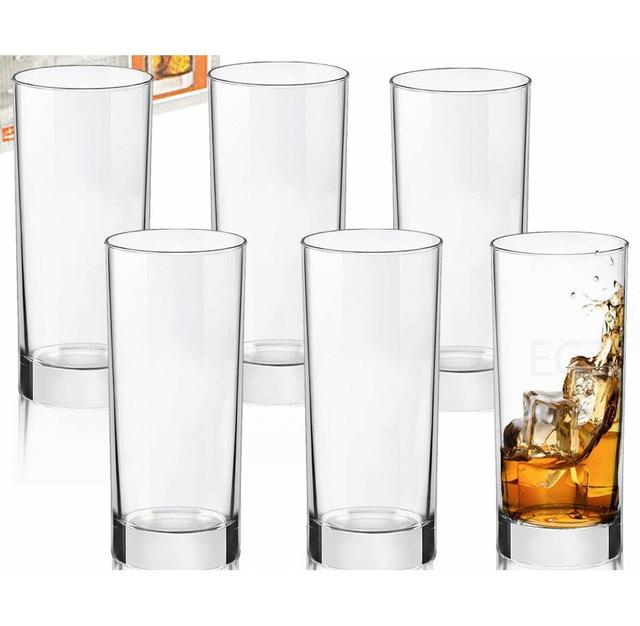 Cortina 385ml Glass Drinking Glasses (Set of 6) Bormioli Rocco on Productcaster.