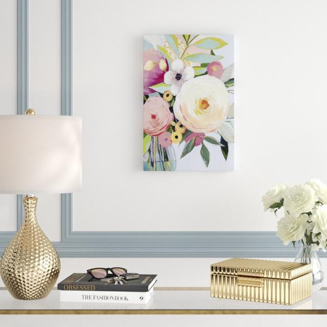 Georgia Bouquet II by Grace Popp - Wrapped Canvas Painting Print Etta Avenue Size: 46cm H x 30cm W on Productcaster.