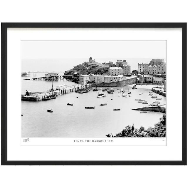 'Tenby, the Harbour 1925' by Francis Frith - Picture Frame Photograph Print on Paper The Francis Frith Collection Size: 45cm H x 60cm W x 2.3cm D on Productcaster.