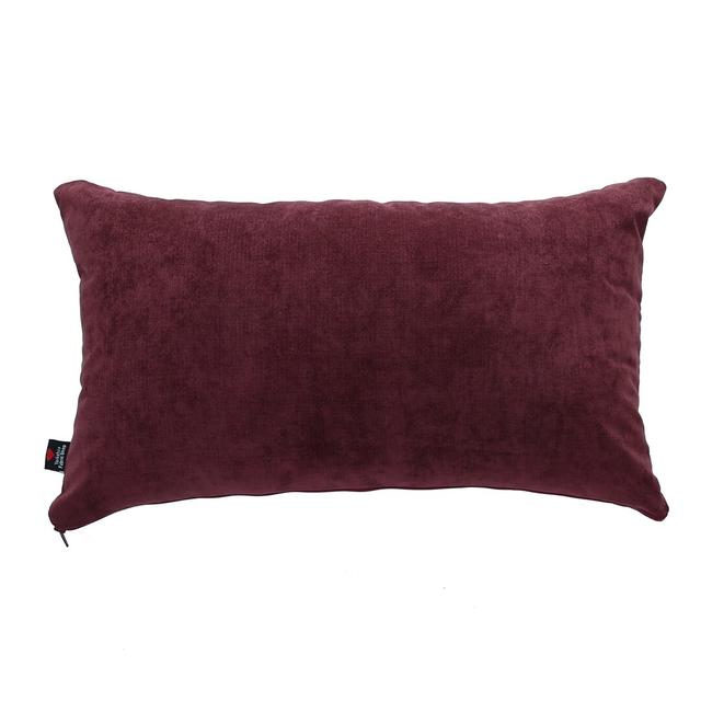 Millste Cushion with Filling Ebern Designs Colour: Wine on Productcaster.