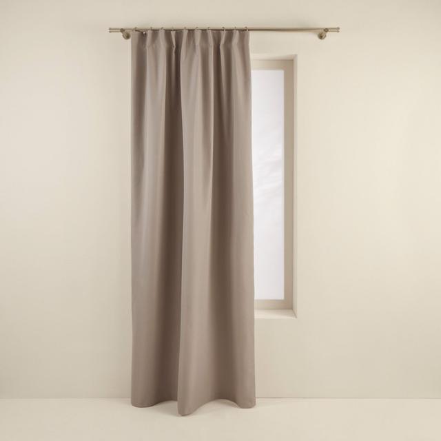 Polyester Max Blackout Pinch Pleat Lining Panel Madura Colour: Light Grey on Productcaster.