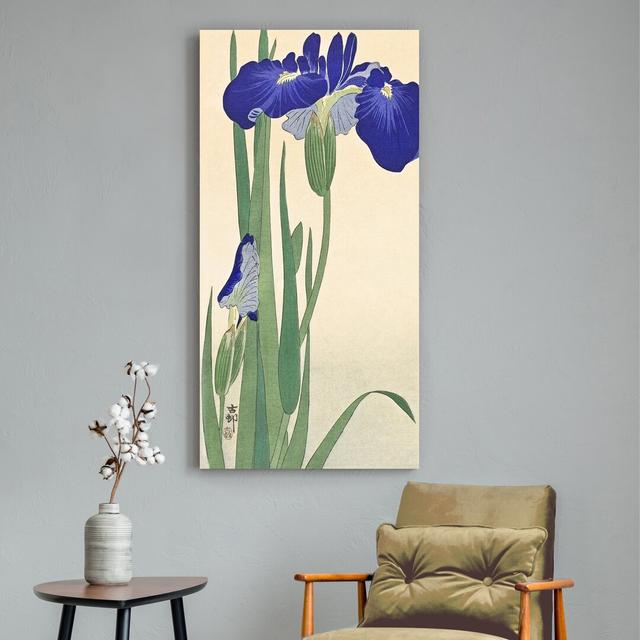 Leinwandbild Irises von Ohara Koson Rosalind Wheeler Größe: 70 cm H x 35 cm B x 4 cm T on Productcaster.