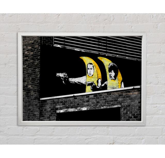 Pulp Fiction Bananenanzüge - Einzelner Bilderrahmen Kunstdrucke auf Leinwand Bright Star Größe: 84,1 cm H x 118,9 cm B x 3,3 cm T on Productcaster.