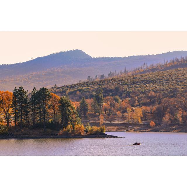 Sunset Over Lake Cuyamaca by Denise Vasquez - Wrapped Canvas Print Union Rustic Size: 51cm H x 76cm W x 3.8cm D on Productcaster.