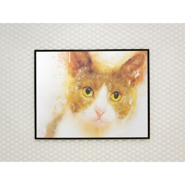 Ginger Cat - Single Picture Frame Painting on Wood Rosalind Wheeler on Productcaster.