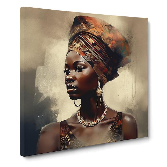 African Woman Conceptual Art No.1 - Print World Menagerie Size: 50cm H x 50cm W x 3cm D on Productcaster.