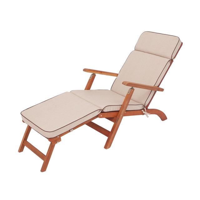 Garden Seat/Back Cushion Longshore Tides Colour: Beige on Productcaster.