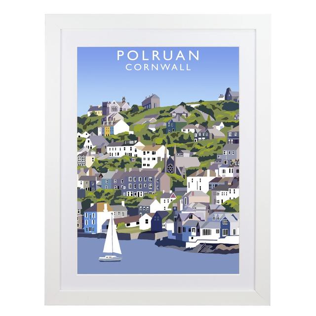 Polruan 2 by Richard O'Neil - Print East Urban Home Format: White Wood Frame, Size: 43.5 cm H x 33.5 cm W x 2.2 cm D on Productcaster.