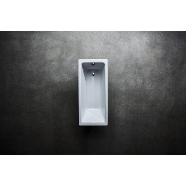 Puro Straight Single Ended Bathtub Kaldewei Size: 42cm H x 170cm W x 75cm D, Finish: No on Productcaster.