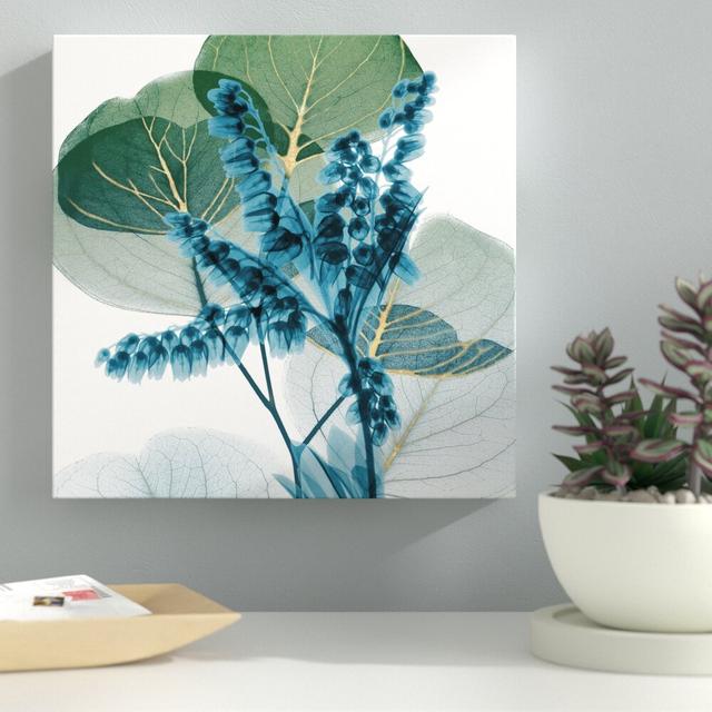 Golden Lilly Of Eucalyptus 2 - Wrapped Canvas Print East Urban Home Size: 46 cm H x 46 cm W on Productcaster.