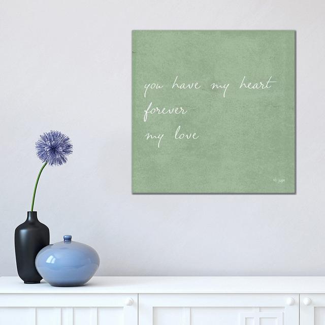 You Have My Heart by - Wrapped Canvas Happy Larry Size: 45.72cm H x 45.72cm W x 1.91cm D on Productcaster.