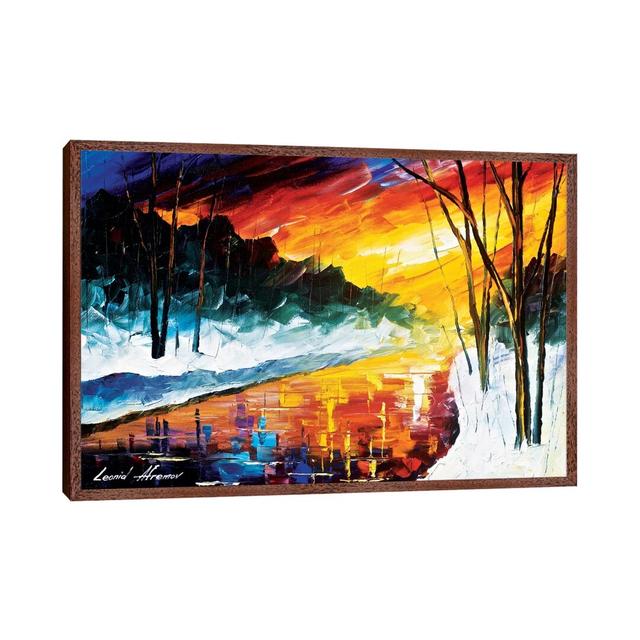 Winter Emotion by Leonid Afremov - Painting on Canvas 17 Stories Size: 45.72cm H x 66.04cm W x 3.81cm D, Format: Classic Wood Framed Canvas on Productcaster.