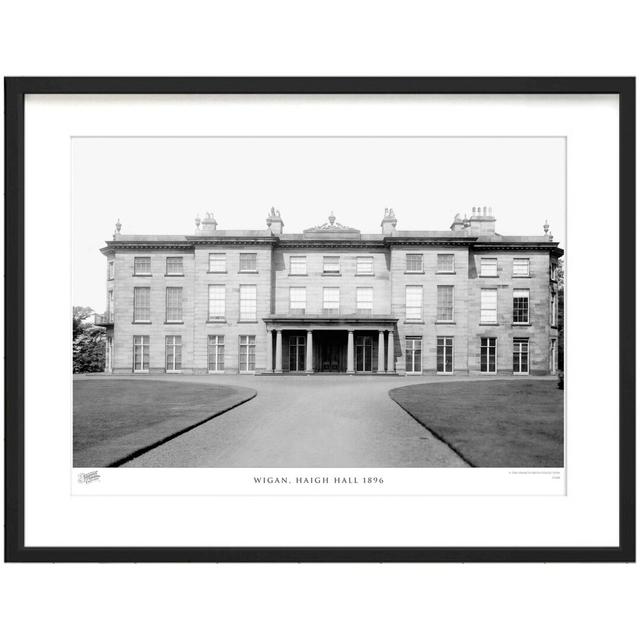 'Wigan, Haigh Hall 1896' by Francis Frith - Picture Frame Photograph Print on Paper The Francis Frith Collection Size: 60cm H x 80cm W x 2.3cm D on Productcaster.