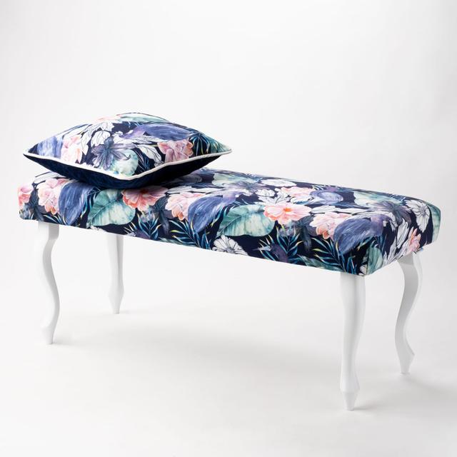 Velvet Upholstered Bench bench4home Size: H40 x W140 x D40cm on Productcaster.